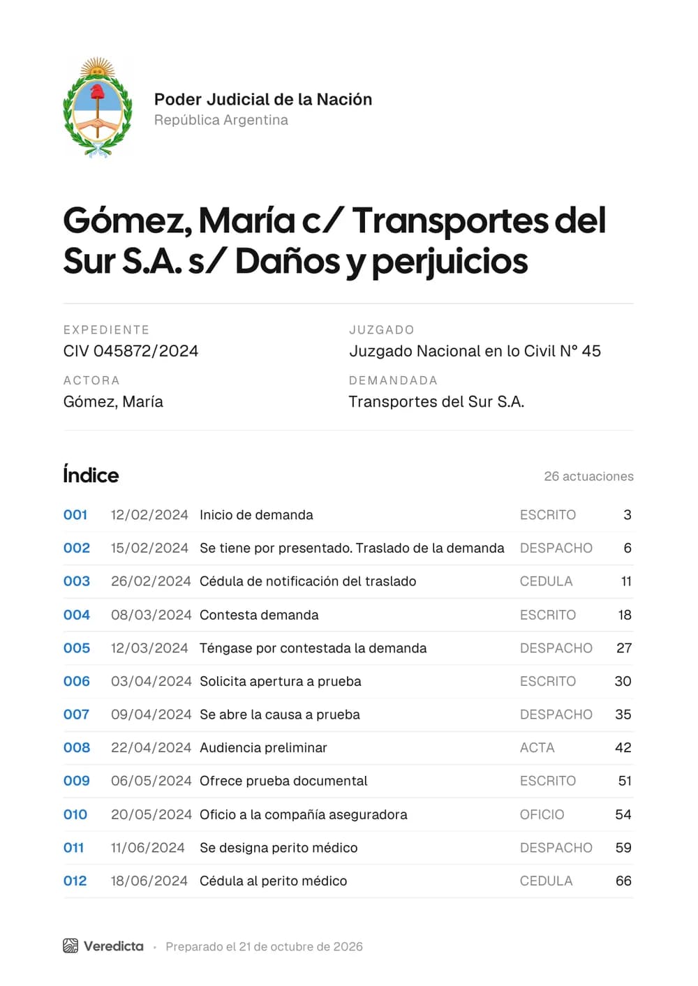 Portada en estilo Contemporáneo.