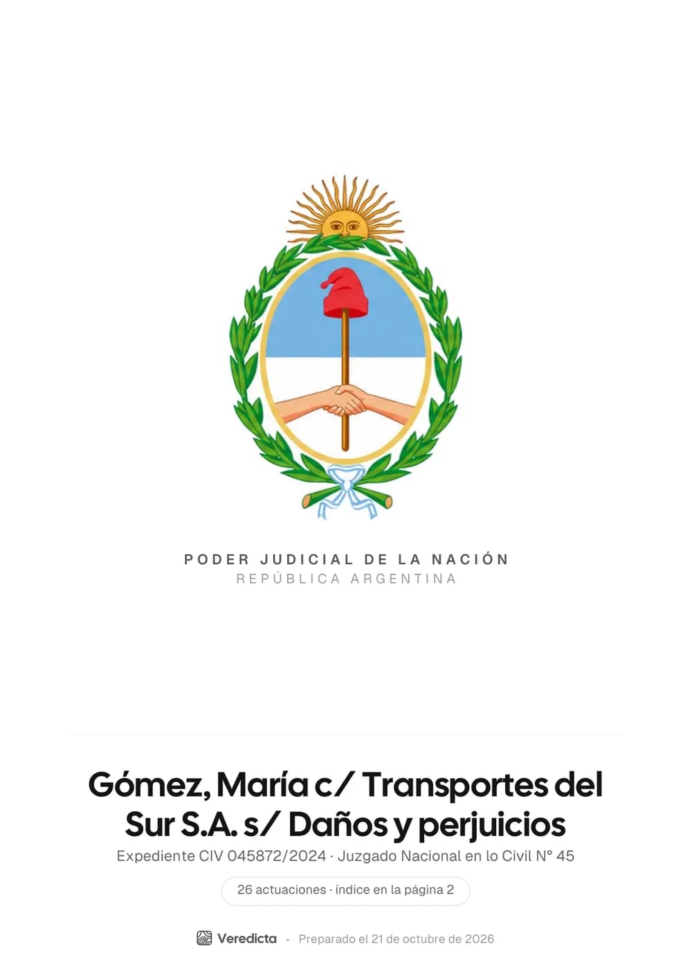 Portada en estilo Escudo.