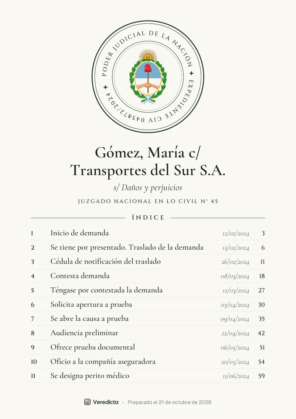 Portada en estilo Sello.