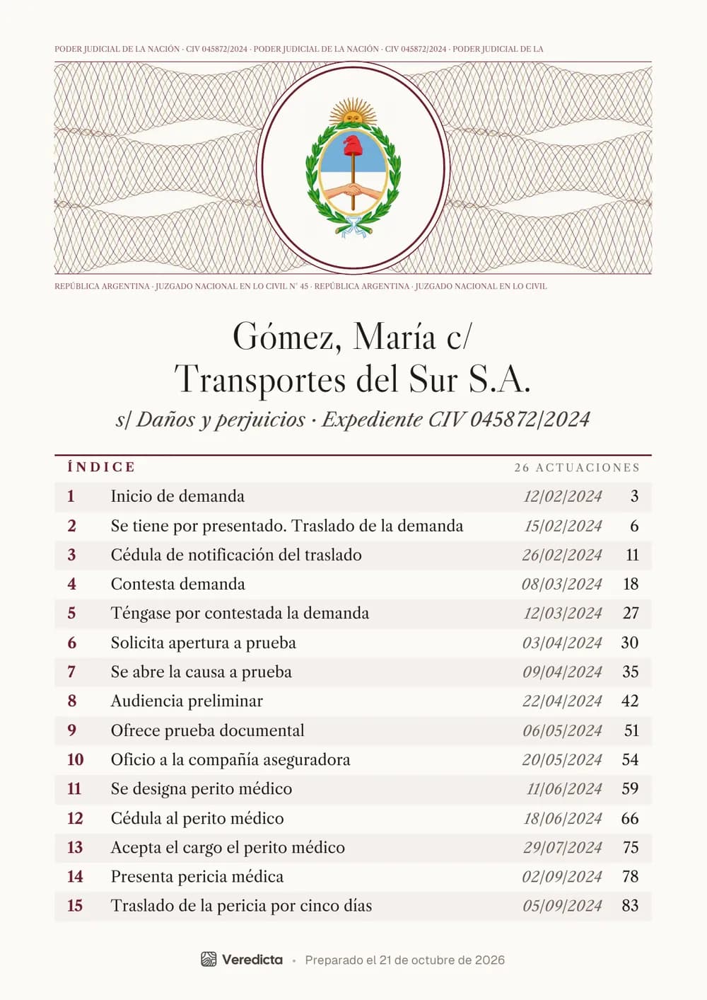 Portada en estilo Título.