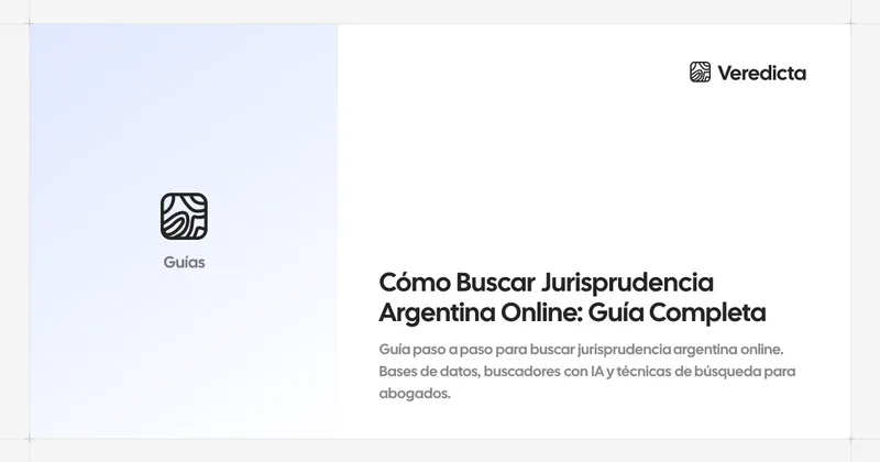 Cómo Buscar Jurisprudencia Argentina Online: Guía Completa