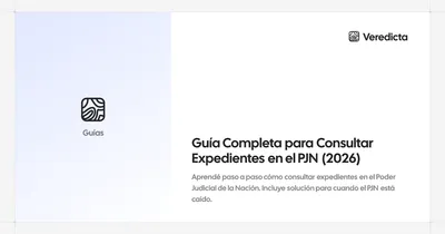 Guía Completa para Consultar Expedientes en el PJN (2026)