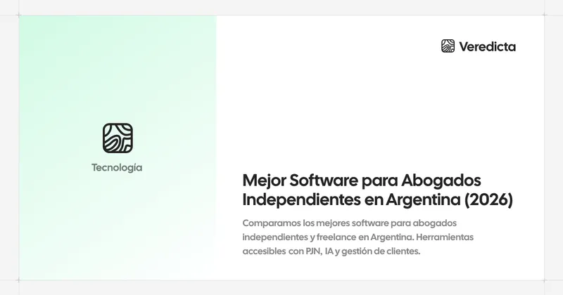 Mejor Software para Abogados Independientes en Argentina (2026)