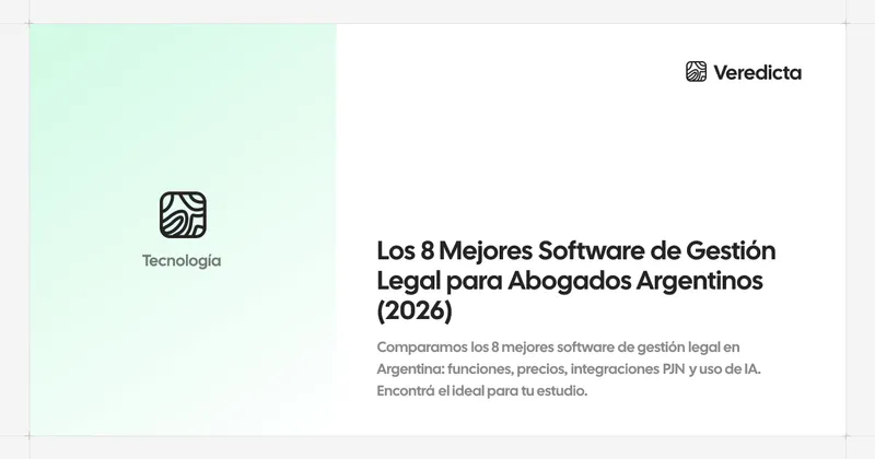 Los 8 Mejores Software de Gestión Legal para Abogados Argentinos (2026)