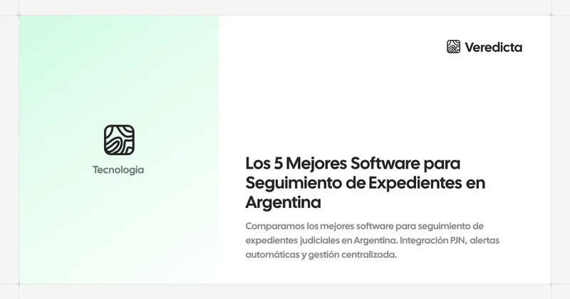 Los 5 Mejores Software para Seguimiento de Expedientes en Argentina