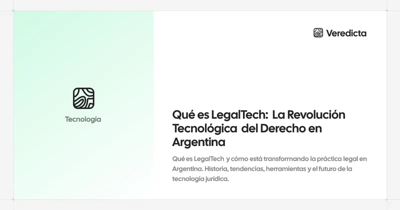 Qué es LegalTech: La Revolución Tecnológica del Derecho en Argentina