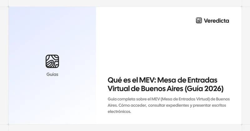 Qué es el MEV: Mesa de Entradas Virtual de Buenos Aires (Guía 2026)