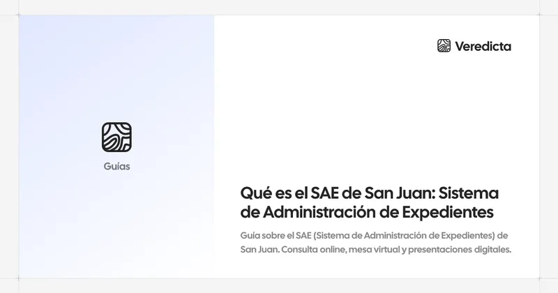 Qué es el SAE de San Juan: Sistema de Administración de Expedientes