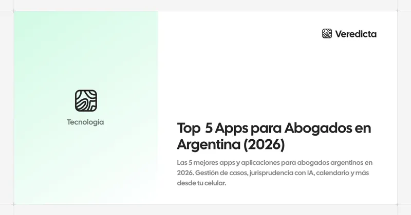 Top 5 Apps para Abogados en Argentina (2026)