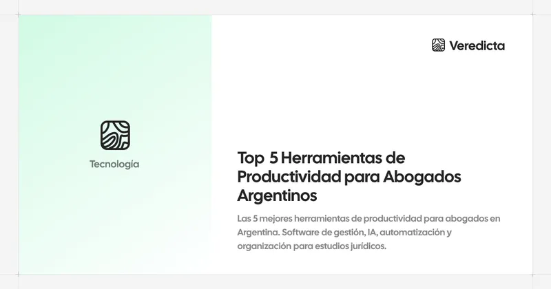 Top 5 Herramientas de Productividad para Abogados Argentinos