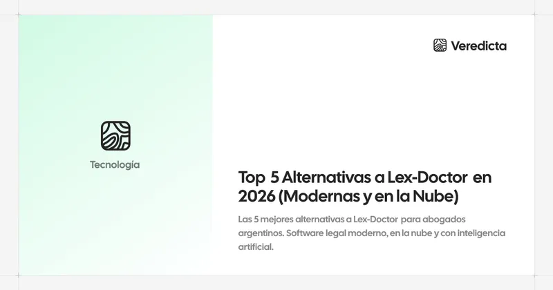Top 5 Alternativas a Lex-Doctor en 2026 (Modernas y en la Nube)